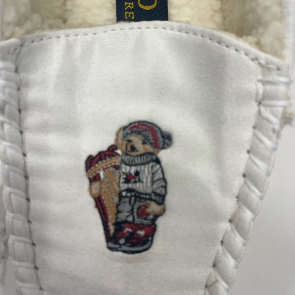 Polo Ralph Lauren Bear Logo Slipper Loafers - Picture 4 of 6